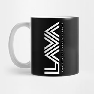 LAVA logo vert // white Mug